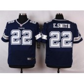 Dallas Cowboys #22 Emmitt Smith Elite Navy Blue Team Color Men Nike NFL Jersey
