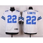 Dallas Cowboys #22 Emmitt Smith Elite White Men Nike NFL Jersey