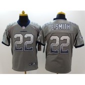 Dallas Cowboys #22 Emmitt Smith Grey Drift Fashion Men Football Nike NFL Jersey
