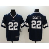 Dallas Cowboys #22 Emmitt Smith Navy Vapor Untouchable Limited Men Nike NFL Jersey