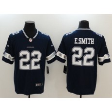 Dallas Cowboys #22 Emmitt Smith Navy Vapor Untouchable Limited Men Nike NFL Jersey