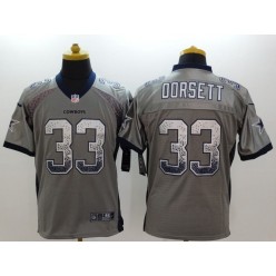 Dallas Cowboys #33 Tony Dorsett Grey Drift Fashion Men Football Nike NFL Jersey