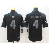 Dallas Cowboys #4 Dak Prescott Black Impact Limited Men Nike NFL Jersey