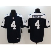 Dallas Cowboys #4 Dak Prescott Blue Throwback Nike NFL Limited Men Jersey
