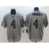 Dallas Cowboys #4 Dak Prescott Lights Out Grey Elite Men Nike NFL Jersey
