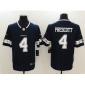 Dallas Cowboys #4 Dak Prescott Navy Vapor Untouchable Limited Men Nike NFL Jersey