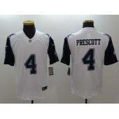 Dallas Cowboys #4 Dak Prescott White 2016 Color Rush Limited Men Nike NFL Jersey