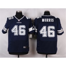 Dallas Cowboys #46 Alfred Morris Elite Navy Blue Team Color Men Nike NFL Jersey