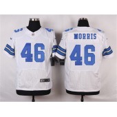 Dallas Cowboys #46 Alfred Morris Elite White Men Nike NFL Jersey