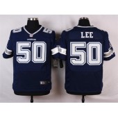 Dallas Cowboys #50 Sean Lee Elite Navy Blue Team Color Men Nike NFL Jersey