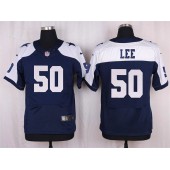 Dallas Cowboys #50 Sean Lee Elite Navy Blue Throwback Alternate Men Nike NFL Jersey