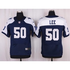 Dallas Cowboys #50 Sean Lee Elite Navy Blue Throwback Alternate Men Nike NFL Jersey