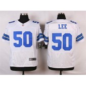 Dallas Cowboys #50 Sean Lee Elite White Men Nike NFL Jersey