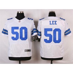 Dallas Cowboys #50 Sean Lee Elite White Men Nike NFL Jersey