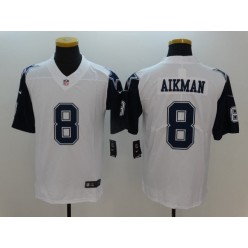 Dallas Cowboys #8 Troy Aikman White 2016 Color Rush Limited Men Nike NFL Jersey