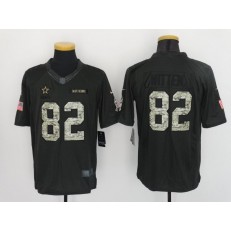 Dallas Cowboys #82 Jason Witten Anthracite Salute to Service Limited Men Nike NFL Jersey