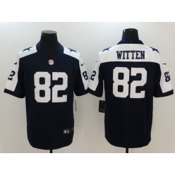 Dallas Cowboys #82 Jason Witten Blue Throwback Nike NFL Limited Men Jersey