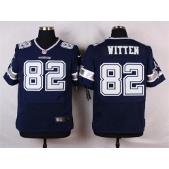 Dallas Cowboys #82 Jason Witten Elite Navy Blue Team Color Men Nike NFL Jersey