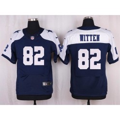 Dallas Cowboys #82 Jason Witten Elite Navy Blue Throwback Alternate Men Nike NFL Jersey