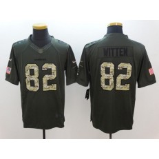 Dallas Cowboys #82 Jason Witten Green Salute To Service Limited Men Nike NFL Jersey
