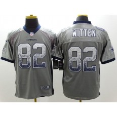 Dallas Cowboys #82 Jason Witten Grey Drift Fashion Men Football Nike NFL Jersey