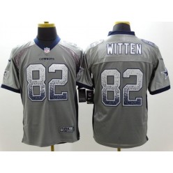 Dallas Cowboys #82 Jason Witten Grey Drift Fashion Men Football Nike NFL Jersey
