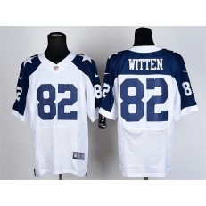 Dallas Cowboys #82 Jason Witten Thanksgiving White Elite Men Nike NFL Jersey
