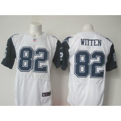 Dallas Cowboys #82 Jason Witten White Men Elite Color Rush Nike NFL Jersey