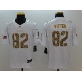 Dallas Cowboys #82 Jason Witten White Salute to Service Limited Men Nike NFL Jersey