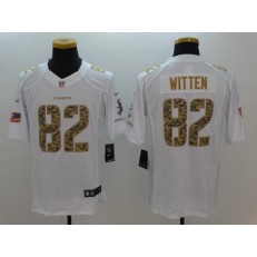 Dallas Cowboys #82 Jason Witten White Salute to Service Limited Men Nike NFL Jersey