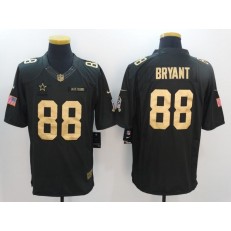 Dallas Cowboys #88 Dez Bryant Anthracite Gold Limited Men Nike NFL Jersey