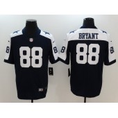 Dallas Cowboys #88 Dez Bryant Blue Throwback Nike NFL Limited Men Jersey