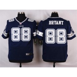 Dallas Cowboys #88 Dez Bryant Elite Navy Blue Team Color Men Nike NFL Jersey
