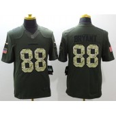 Dallas Cowboys #88 Dez Bryant Green Salute To Service Limited Men Nike NFL Jersey