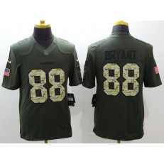 Dallas Cowboys #88 Dez Bryant Green Salute To Service Limited Men Nike NFL Jersey