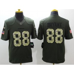 Dallas Cowboys #88 Dez Bryant Green Salute To Service Limited Men Nike NFL Jersey