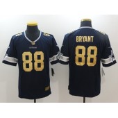 Dallas Cowboys #88 Dez Bryant Navy Gold Vapor Untouchable Limited Men Nike NFL Jersey