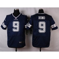 Dallas Cowboys #9 Tony Romo Elite Navy Blue Team Color Men Nike NFL Jersey