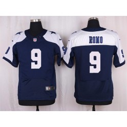 Dallas Cowboys #9 Tony Romo Elite Navy Blue Throwback Alternate Men Nike NFL Jersey