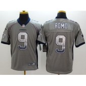 Dallas Cowboys #9 Tony Romo Grey Drift Fashion Men Football Nike NFL Jersey