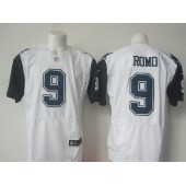 Dallas Cowboys #9 Tony Romo White Men Elite Color Rush Nike NFL Jersey