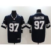 Dallas Cowboys #97 Taco Charlton Navy Vapor Untouchable Limited Men Nike NFL Jersey