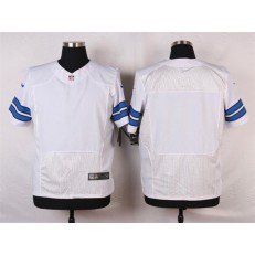 Dallas Cowboys Blank Elite White Men Nike NFL Jersey