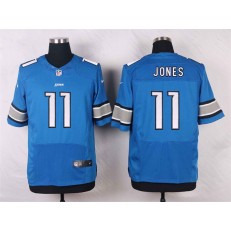 Detroit Lions #11 Marvin Jones Jr Elite Light Blue Team Color Men Nike NFL Jersey