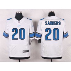 Detroit Lions #20 Barry Sanders Elite White Men Nike NFL Jersey