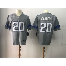 Detroit Lions #20 Barry Sanders Grey 2017 Color Rush Limited Men Nike NFL Jersey