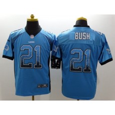 Detroit Lions #21 Ameer Abdullah Blue Men Embroidered Elite Drift Nike NFL Jersey