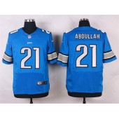 Detroit Lions #21 Ameer Abdullah Elite Light Blue Team Color Men Nike NFL Jersey