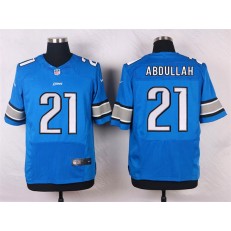 Detroit Lions #21 Ameer Abdullah Elite Light Blue Team Color Men Nike NFL Jersey