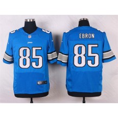 Detroit Lions #85 Eric Ebron Elite Light Blue Team Color Men Nike NFL Jersey